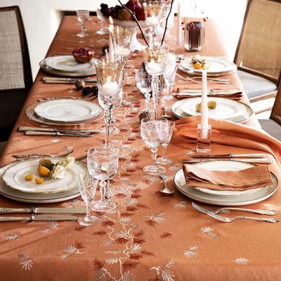 Table linen - Ramage Linen Copper Tablecloth - ALEXANDRE TURPAULT