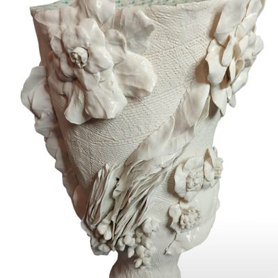 Ceramic - BONSAI WHITE PORCELAIN SCULPTURE - SOPHIE LULINE CÉRAMISTE