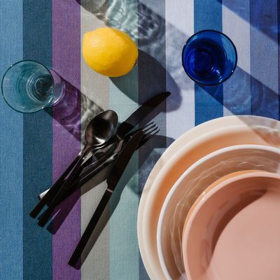 Table linen - DANI BLUE TABLECLOTH - LES TOILES DU SOLEIL