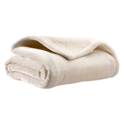 Throw blankets - Throw Michka Coquille 130 X 160 - MAISON VIVARAISE - SDE VIVARAISE WINKLER