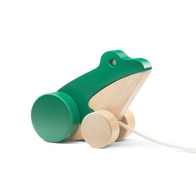 Jouets enfants - Jouet en bois. Froggie Talkie. - WELLDONE® DOBRE RZECZY