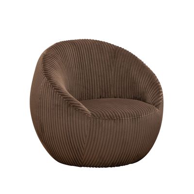 Fauteuils - Fauteuil arrondi Gelato Moka - CHEHOMA