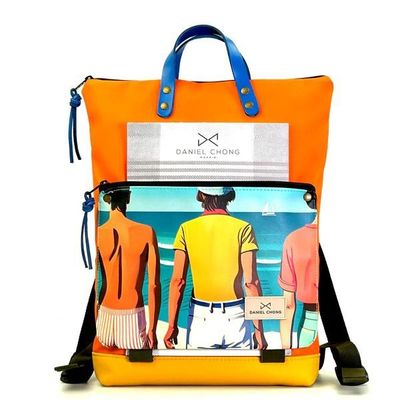 Bags and totes - Waterproof Illustrated Book Holder DZ Backpack - DANIEL CHONG