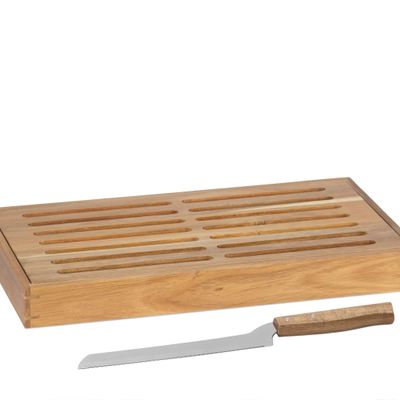 Table mat - Acacia wood bread cutting board CC23123 - ANDREA HOUSE