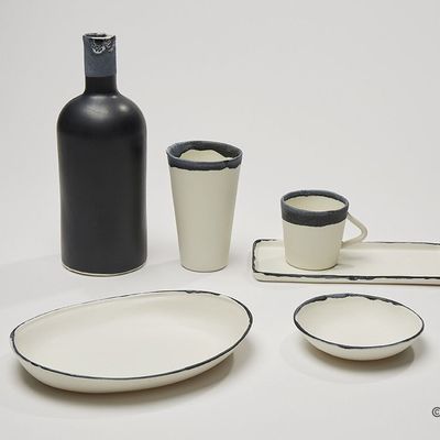 Bougies - Vaisselle en porcelaine B&W - CECILE GASC PORCELAINE