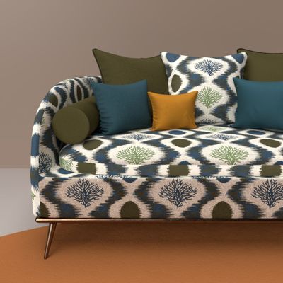Upholstery fabrics - KASHAR Pure Wool Textile - L'ATELIER SONIA DAUBRY