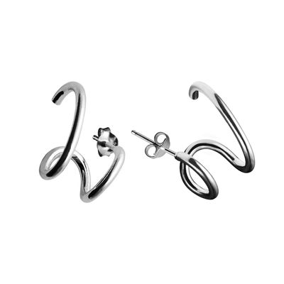 Bijoux - Silver Gloria earrings - AURORE HAVENNE