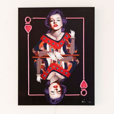 Tableaux - Peinture murale (LED néon) - Marilyn - LOCOMOCEAN