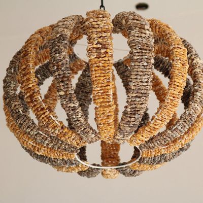 Ceiling lights - Serena Shell Chandelier - MY BALI LIVING