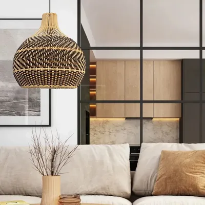 Ceiling lights - Rattan Pendant Light - MY BALI LIVING