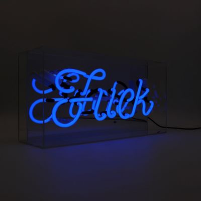 Table lamps - 'Fuck' Glass Neon Sign - LOCOMOCEAN