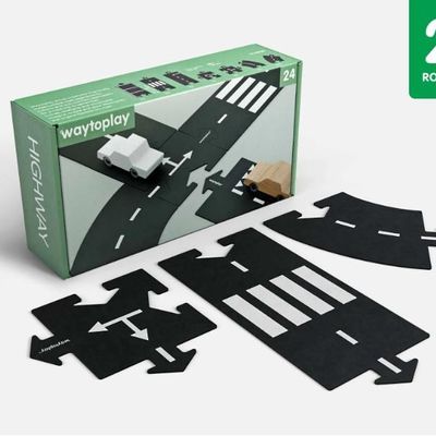 Toys - Highway - Flexible toy road to assemble -  Made in The Netherlands - WAYTOPLAY TOYS