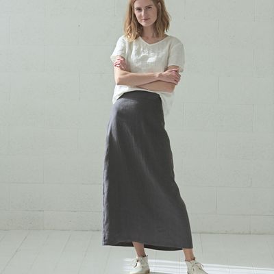 Prêt-à-porter - A - Line Linen Skirt - EPIC LINEN