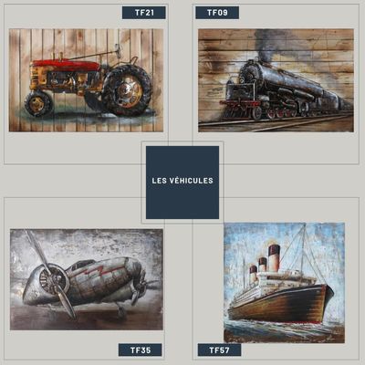 Paintings - The Industrial 3D Artworks. - JP2B DECORATION