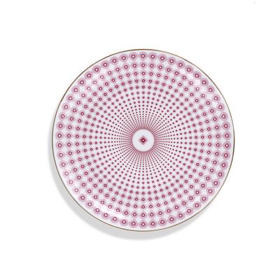 Design objects - 8" Salad Plate - It's a Pattern Red Collection - LOR HOME