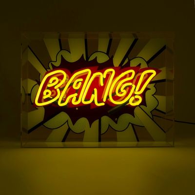 Table lamps - 'Bang!' Large Glass Neon Sign - LOCOMOCEAN