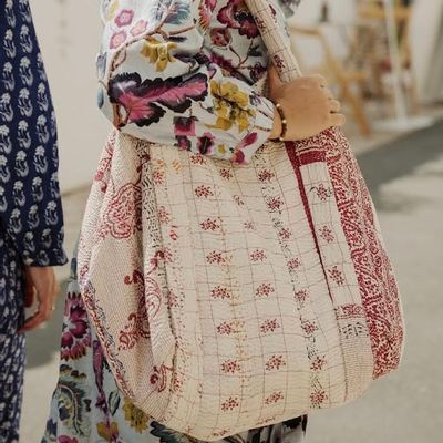 Bags and totes - KANTHA BENGALE BAG - CURIOSITY LAB