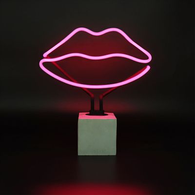 Decorative objects - Neon 'Lips' Sign - LOCOMOCEAN