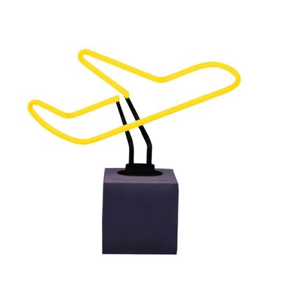 Lampes de table - Néon sur socle « avion » - LOCOMOCEAN