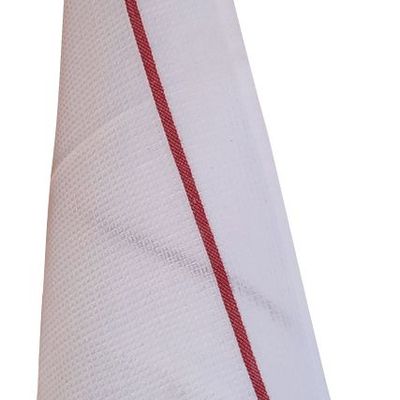 Dish towels - Blôm Alsace Embroidered Honeycomb Tea Towel Blanc/Rrouge 70 X 50 - MAISON VIVARAISE - SDE VIVARAISE WINKLER