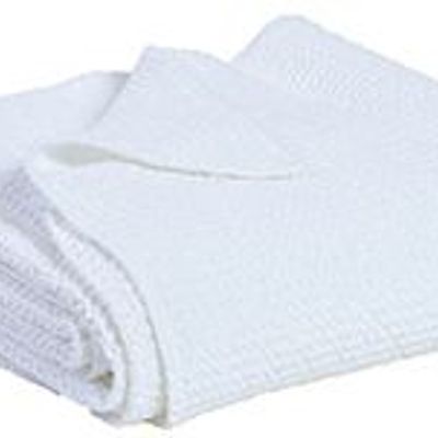 Linge de lit - Jeté de lit Maia Blanc 260 x 260 - MAISON VIVARAISE - SDE VIVARAISE WINKLER