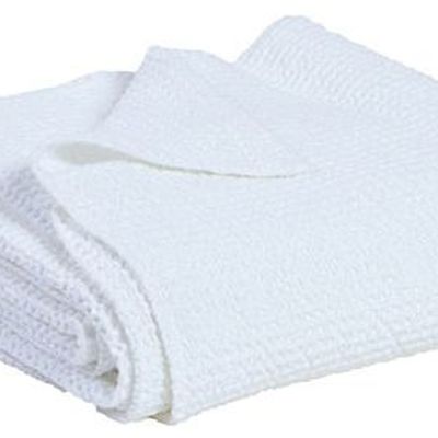 Throw blankets - Throw Stonewashed Maia Blanc 140 X 200 - MAISON VIVARAISE – SDE VIVARAISE WINKLER