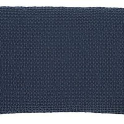 Cushions - Cushion Stonewashed Maia Navy 30 X 50 - MAISON VIVARAISE - SDE VIVARAISE WINKLER