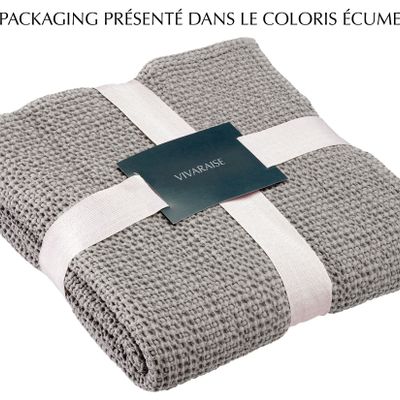 Bed linens - Bed Cover Stonewashed Maia Topaze 240 X 260 - MAISON VIVARAISE - SDE VIVARAISE WINKLER