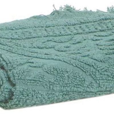 Bath towels - Hand Towel Zoe Vert De Gris 50 X 100 - MAISON VIVARAISE – SDE VIVARAISE WINKLER