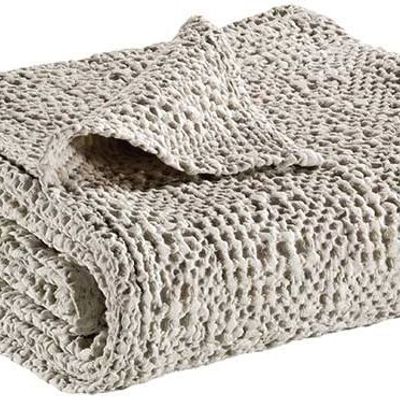 Throw blankets - Throw Stonewashed Tana Lin 140 X 200 - MAISON VIVARAISE – SDE VIVARAISE WINKLER