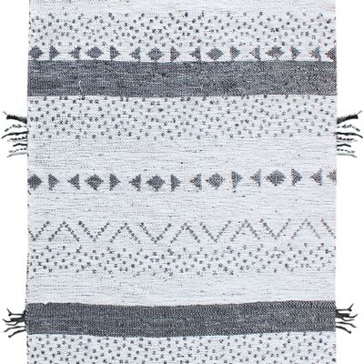 Tapis - Tapis Callista Blanc/noir 160 x 230 - MAISON VIVARAISE - SDE VIVARAISE WINKLER