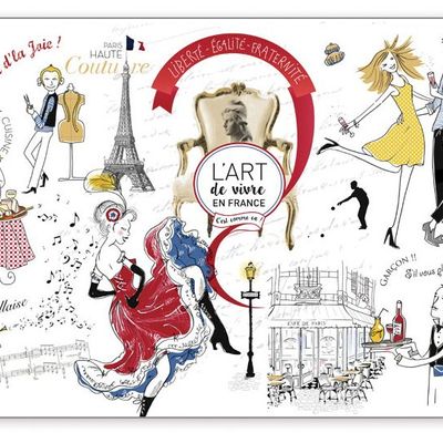 Sets de table - Set de table Art de vivre Assortis 30 X 45 - MAISON VIVARAISE - SDE VIVARAISE WINKLER