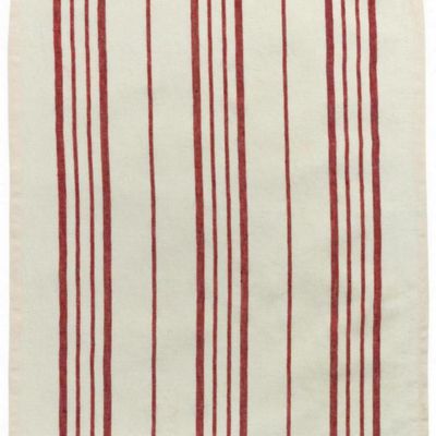 Dish towels - Striped Kitchen Towel Karma Rouge/Ecru 55 X 75 - MAISON VIVARAISE - SDE VIVARAISE WINKLER