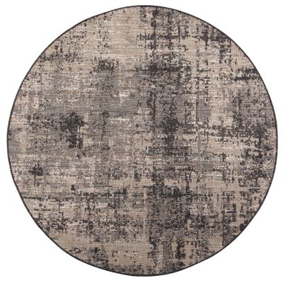 Rugs - Outdoor rug Catania Gris Diamètre 160 - MAISON VIVARAISE - SDE VIVARAISE WINKLER