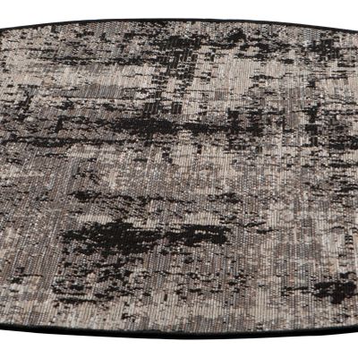 Rugs - Outdoor rug Catania Noir Diamètre 160 - MAISON VIVARAISE - SDE VIVARAISE WINKLER