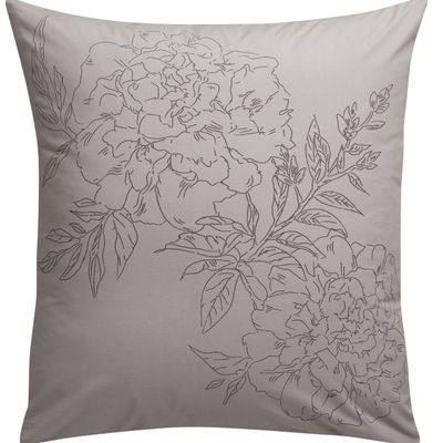 Linge de lit - Taie d'oreiller Noche Imprimé Perle 65 x 65 - MAISON VIVARAISE - SDE VIVARAISE WINKLER