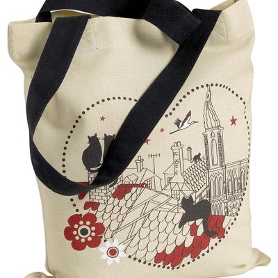 Bags and backpacks - Bag Chats Coeur Beige 40 X 35 - MAISON VIVARAISE – SDE VIVARAISE WINKLER