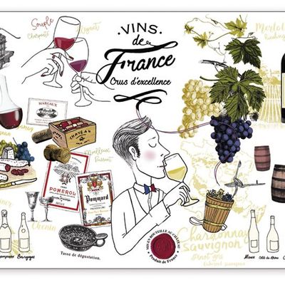 Sets de table - Set de table Cru d'excellence Assortis 30 x 45 - MAISON VIVARAISE - SDE VIVARAISE WINKLER