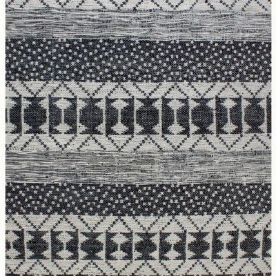 Tapis - Tapis Zambezi Ivoire/charbon 120 x 180 - MAISON VIVARAISE - SDE VIVARAISE WINKLER