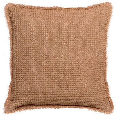 Coussins - Coussin Maia Chambray Bronze 45 x 45 - MAISON VIVARAISE - SDE VIVARAISE WINKLER