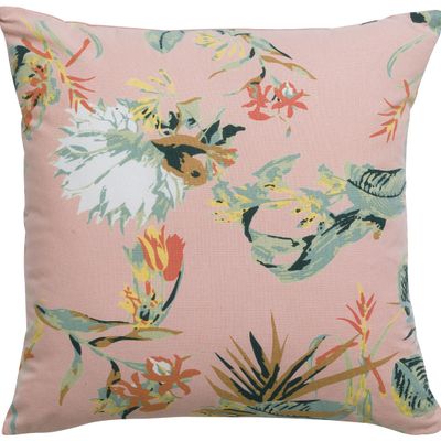 Cushions - Cushion Botania Pink 45 X 45 - MAISON VIVARAISE - SDE VIVARAISE WINKLER