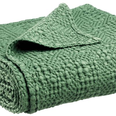 Bed linens - Bed Cover Stonewashed Tana Amande 240 X 260 - MAISON VIVARAISE – SDE VIVARAISE WINKLER