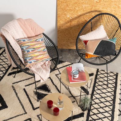 Plaids - Plaid Miha Aubepine 120 x 180 - MAISON VIVARAISE - SDE VIVARAISE WINKLER