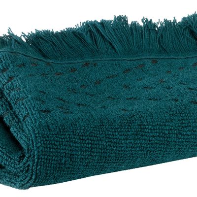 Napkins - Guest Towel Julia Petrole 30 X 50 - MAISON VIVARAISE - SDE VIVARAISE WINKLER