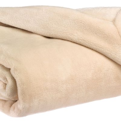 Throw blankets - Throw Tender Creme 150 X 200 - MAISON VIVARAISE – SDE VIVARAISE WINKLER