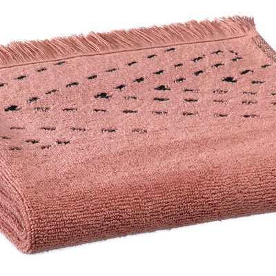 Serviettes de bain - Serviette de toilette Julia Blush 50 x 100 - MAISON VIVARAISE - SDE VIVARAISE WINKLER