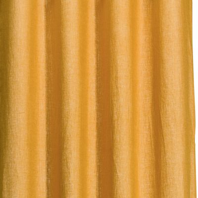 Curtains and window coverings - Curtain Stonewashed Zeff Ocre 140 X 280 - MAISON VIVARAISE – SDE VIVARAISE WINKLER