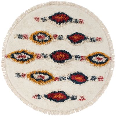 Tapis - Tapis Dorrigo Ivoire/multi Diamètre 160 cm - MAISON VIVARAISE - SDE VIVARAISE WINKLER