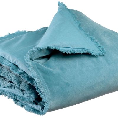 Linge de lit - Edredon uni Fara Quartz 85 x 200 - MAISON VIVARAISE - SDE VIVARAISE WINKLER
