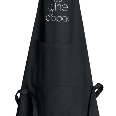 Tabliers de cuisine - Tablier de cuisine Wine Noir 90 x 75 - MAISON VIVARAISE - SDE VIVARAISE WINKLER